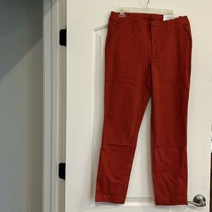 Christopher and Banks Brick Twill Pants Size 8